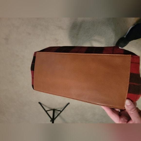 ED Ellen Degeneres Oax to Oax tote handbag tartan - Picture 6 of 9